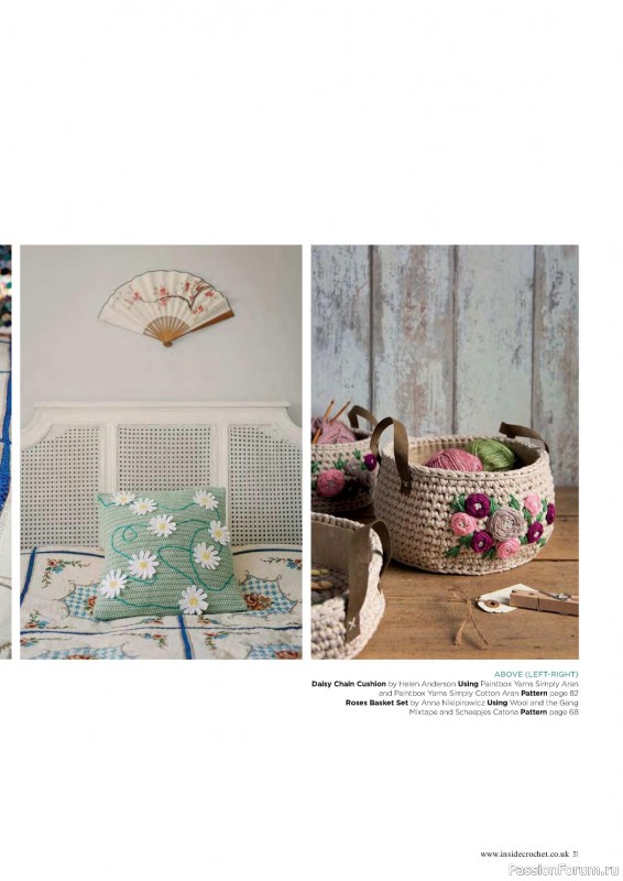 Вязаные проекты крючком в журнале «Inside Crochet №156 2023»