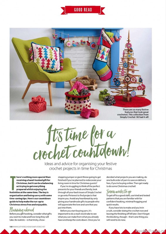 Вязаные проекты крючком в журнале «Your Crochet Christmas - 2022»