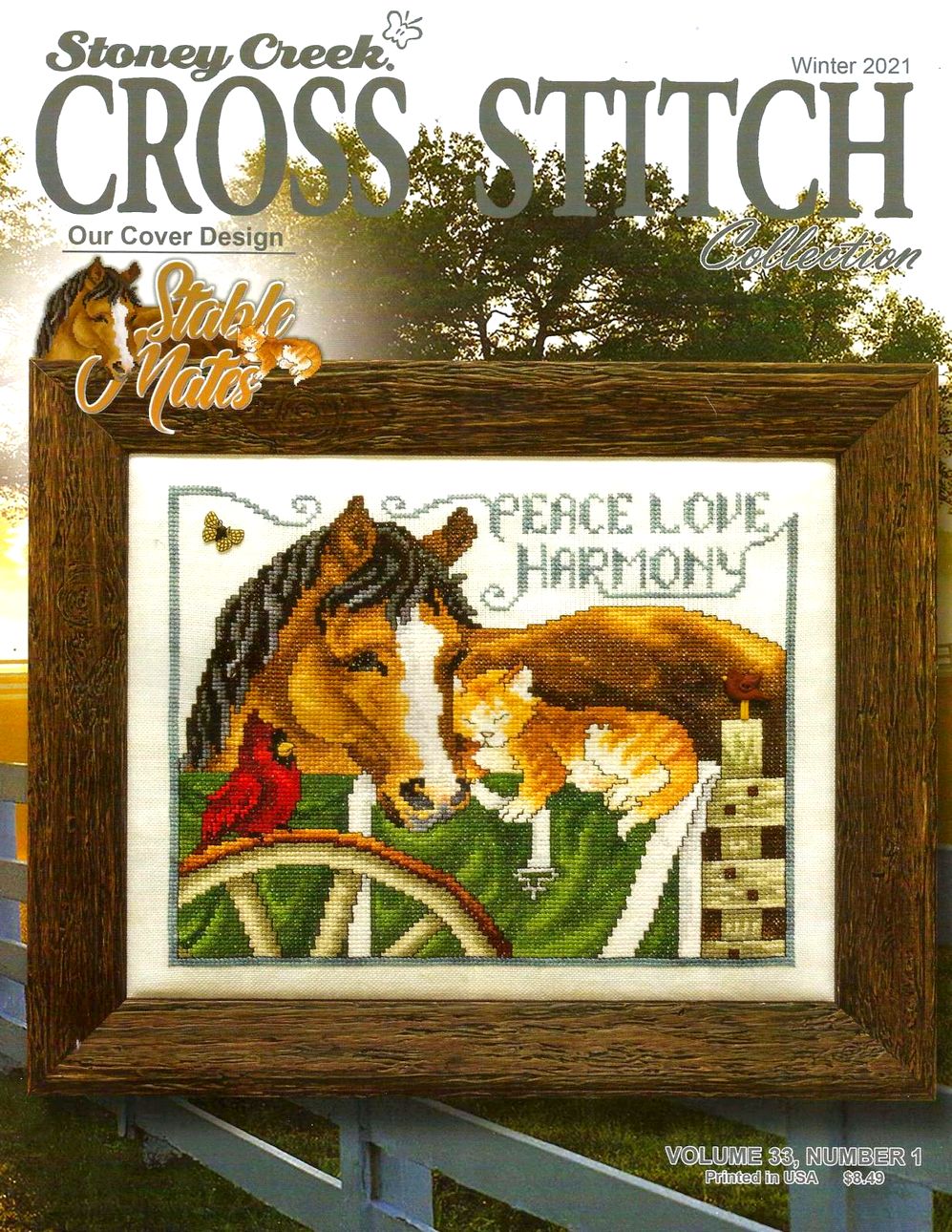 Журнал для вышивальщиц "Stoney Creek Cross Stitch Collection - Winter 2021"