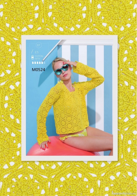 Вязаные модели в журнале «Bergre de France №16 Crochet 2018»
