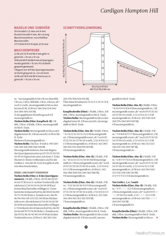 Вязаные модели в журнале «The Knitter №68 2024»
