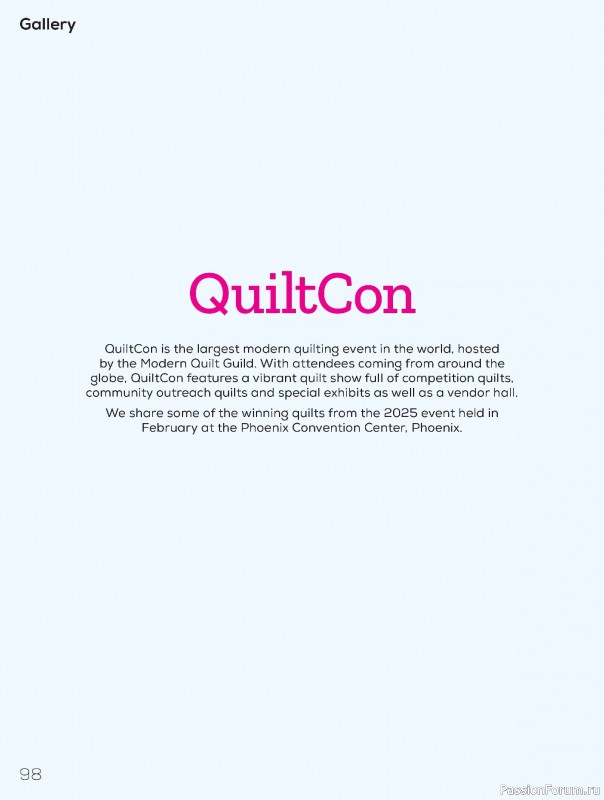 Коллекция проектов для рукодельниц в журнале «Quilters Companion №133 2025»