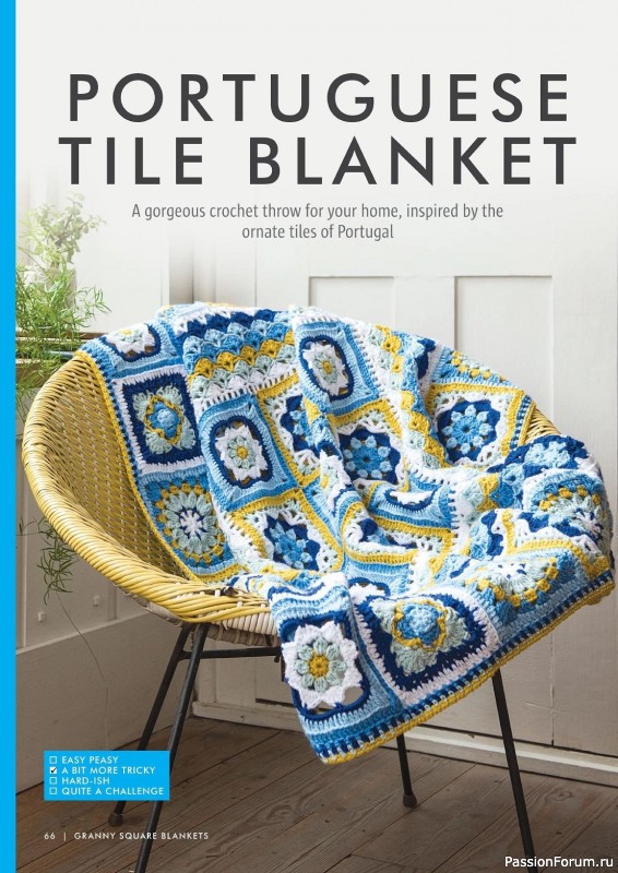 Вязаные проекты крючком в журнале «Create Your Own Crochet Blankets - 2023»