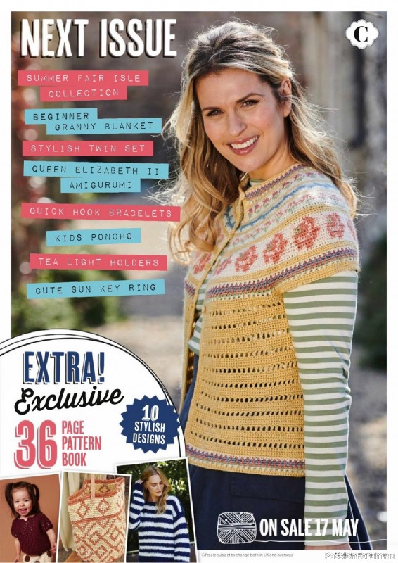 Вязаные проекты крючком в журнале «Simply Crochet №122 2022»