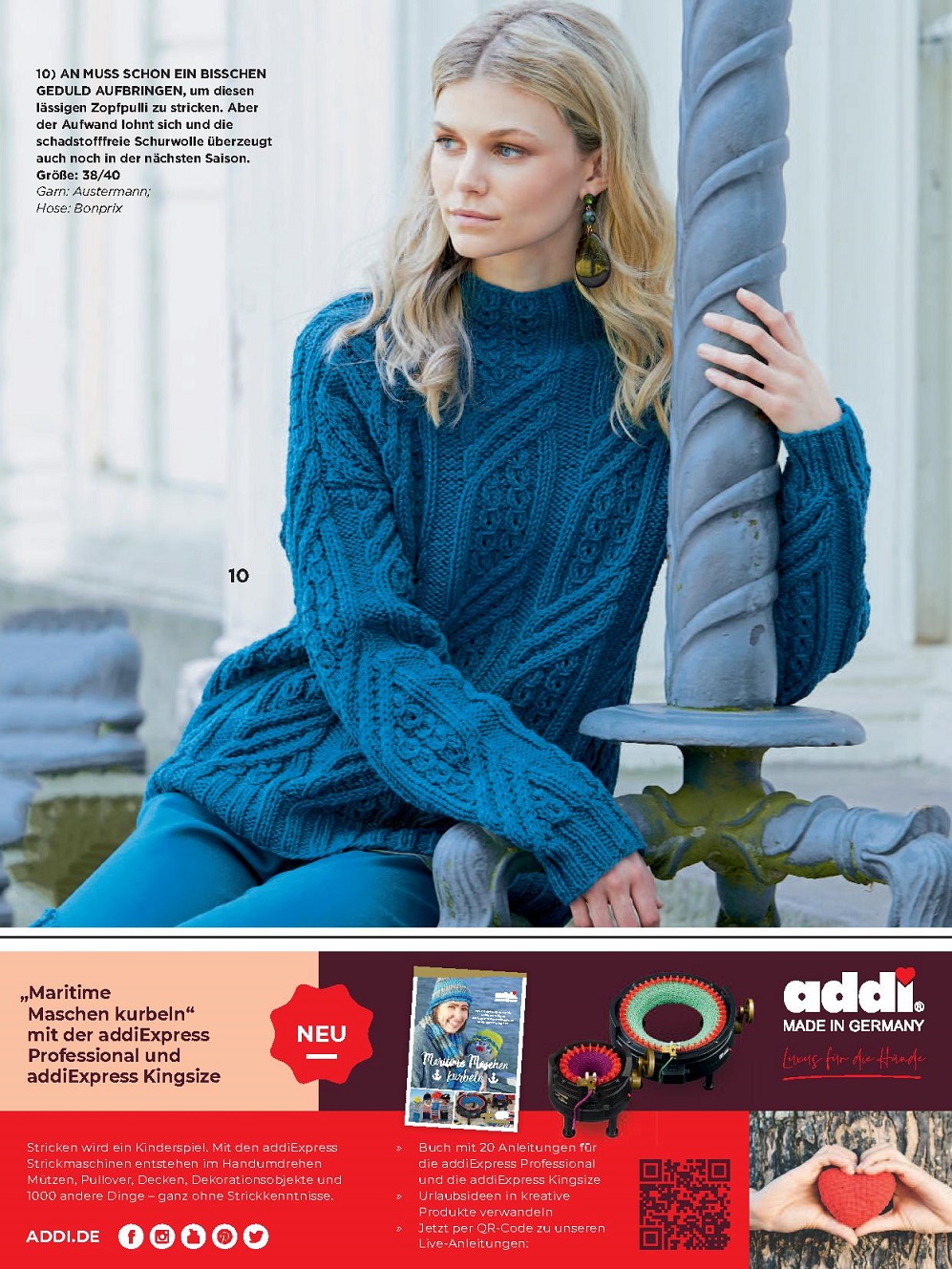 Модели для женщин всех возрастов в журнале "Sabrina" №11 2021