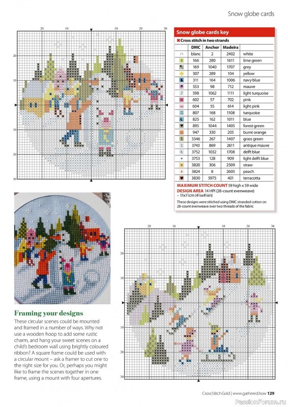 Коллекция вышивки в журнале «Cross Stitch Gold - Scenery Collection 2022»