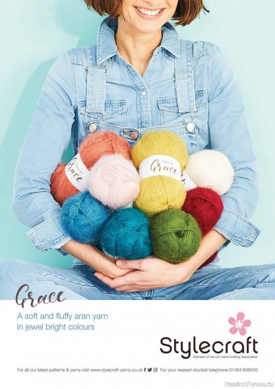 Вязаные проекты спицами в журнале «Let's Knit №188 2022»