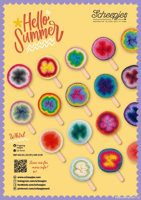 Вязаные проекты в журнале «Simply Knitting №241 2023»