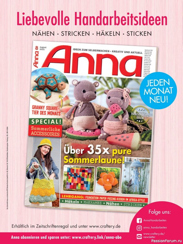 Вязаные проекты в журнале «Woolly Hugs Maschenwelt №4 2025»