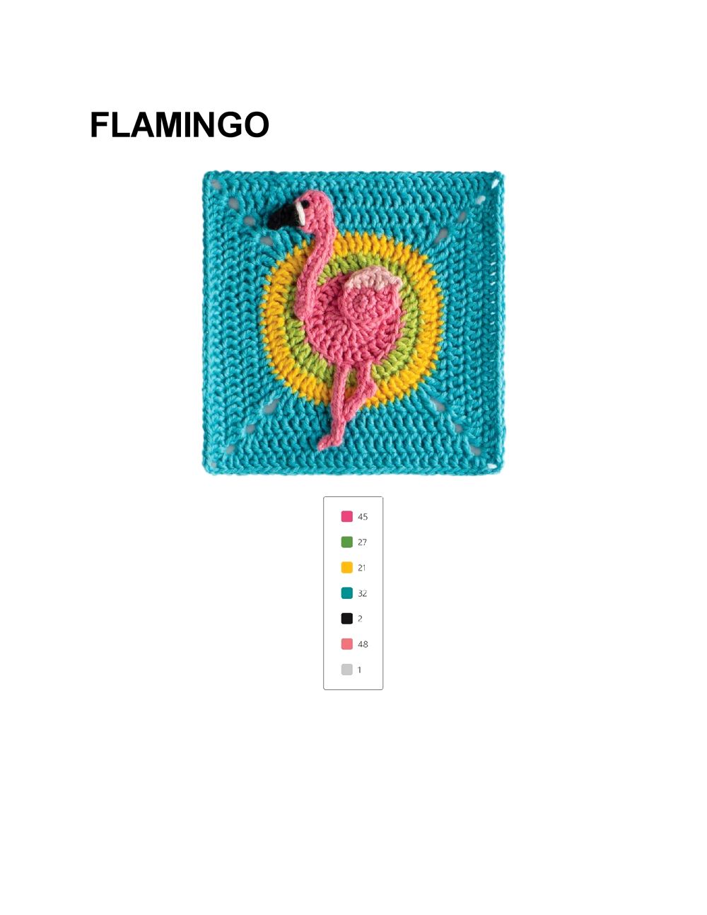 Коллекция "бабушкиных квадратов" в книге «3D Animal Granny Squares»
