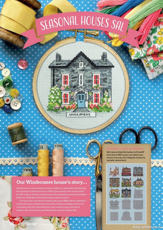 Коллекция вышивки в журнале «CrossStitcher №398 2023»