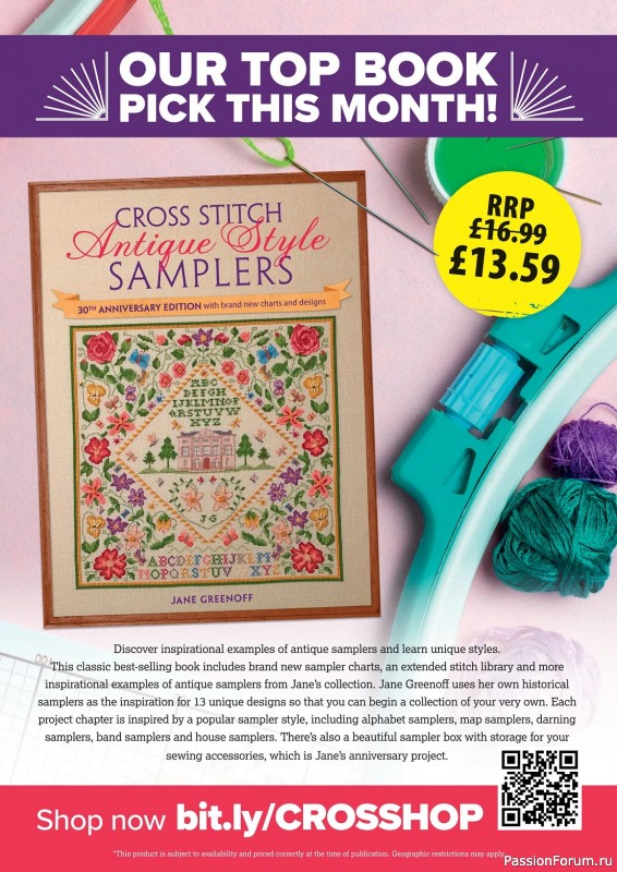 Коллекция вышивки в журнале «CrossStitcher №401 2023»