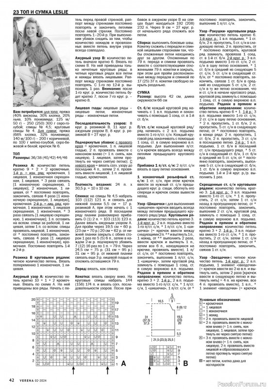 Вязаные модели в журнале «Verena №2 2024»