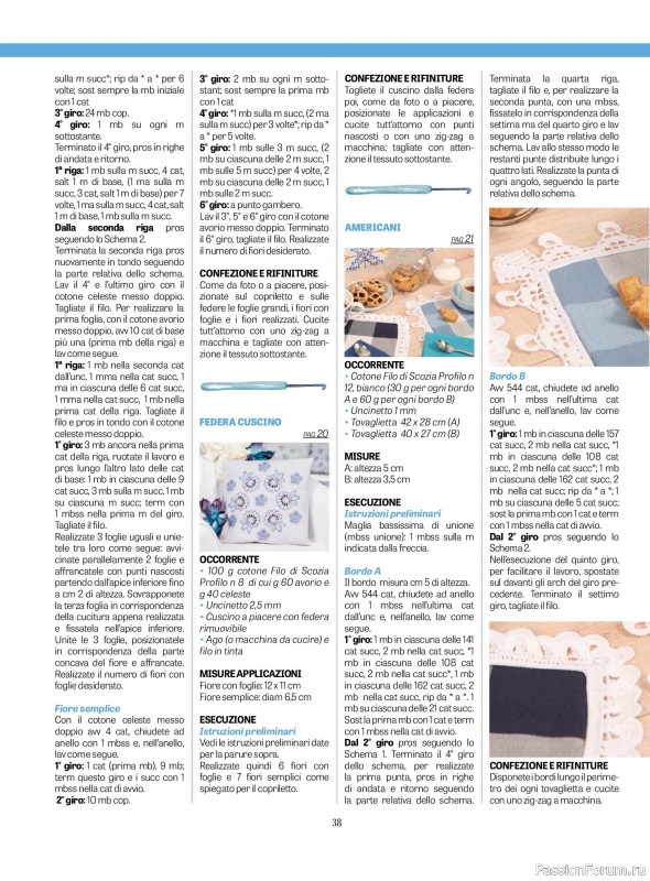 Вязаные проекты крючком в журнале «L'uncinetto di Gio №48 2025»