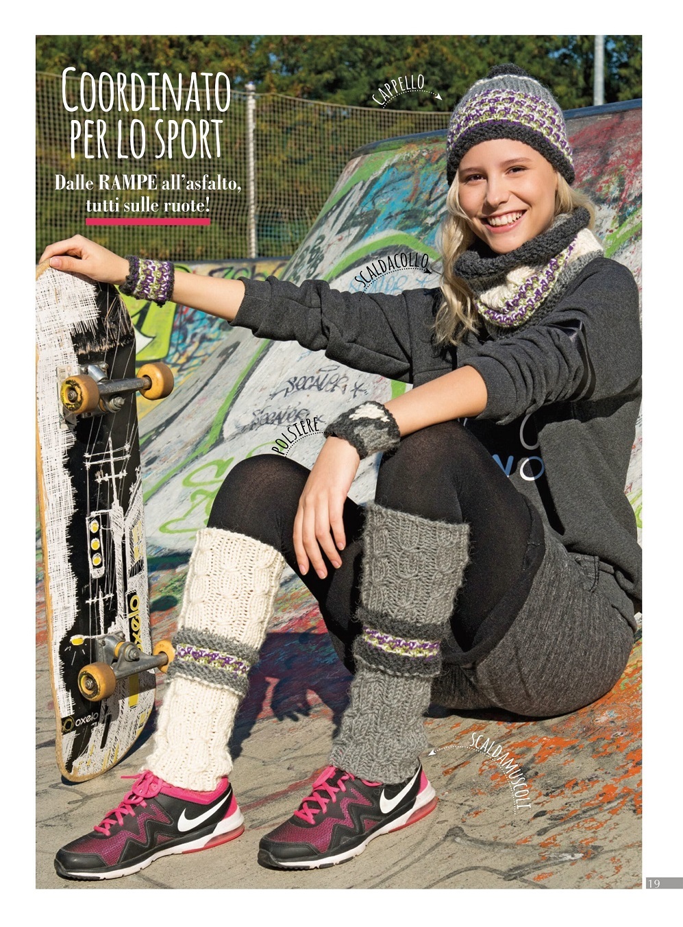 Женские модели спицами для весны и лето. &quot;Piu Maglia Cappelli - Accessori&quot; №3 2021