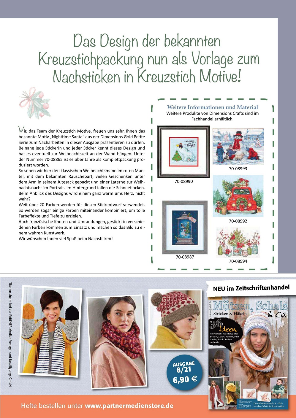 Журнал &quot;Kreuzstich Motive&quot; №24 2021