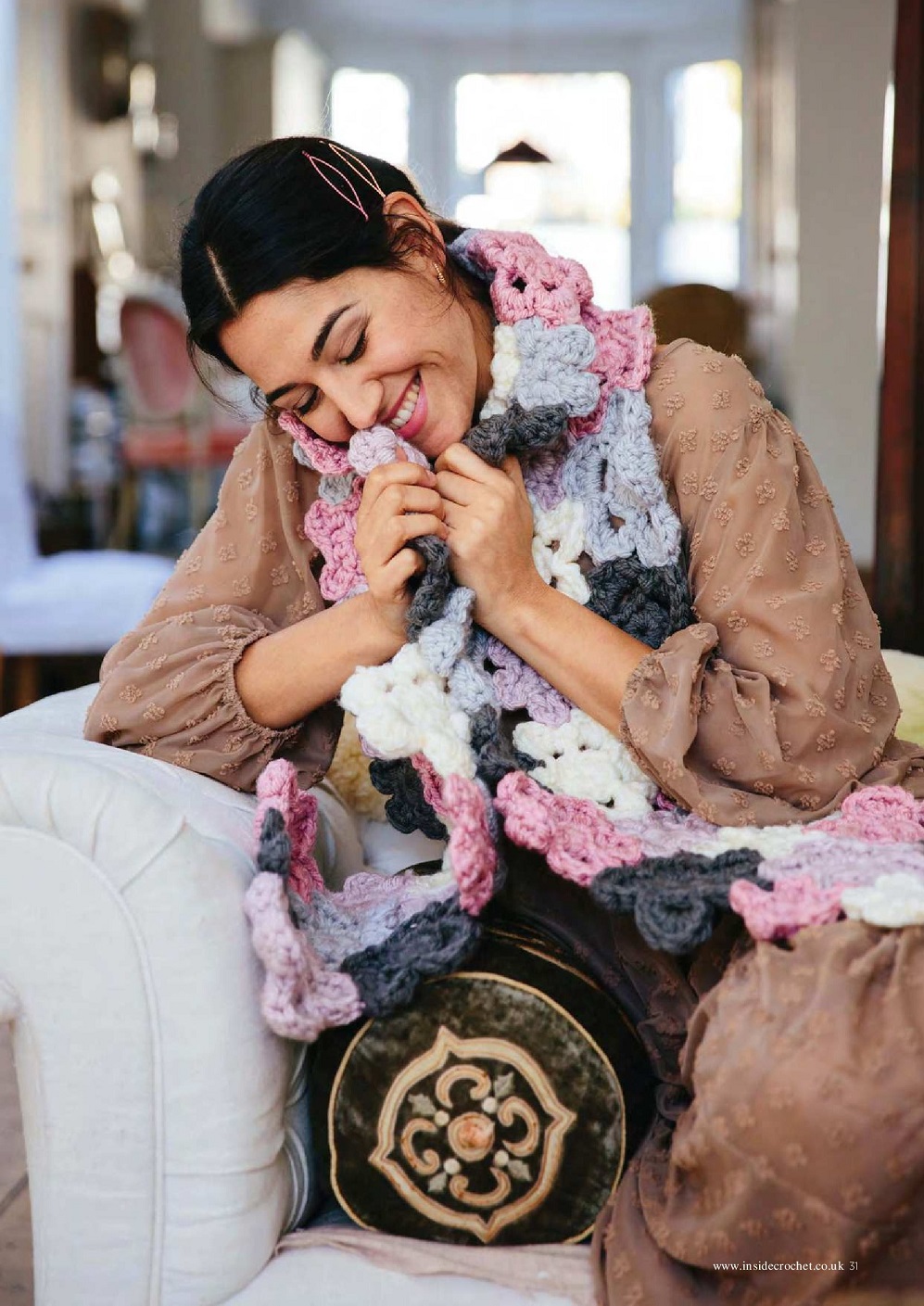 Вязаные модели одежды в журнале "Inside Crochet №144 2022"