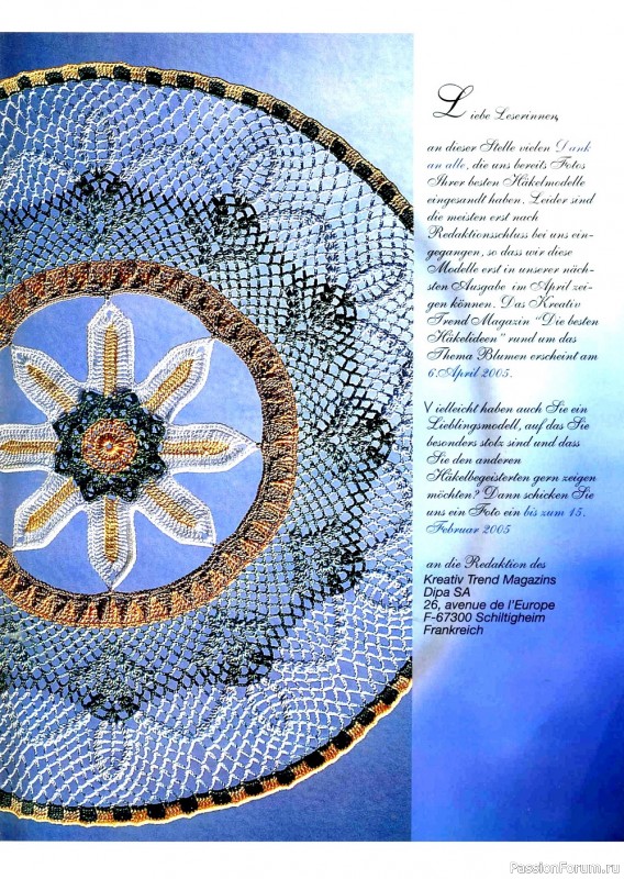 Kreativ Trend Magazin №1 2004 Die besten Haekelideen