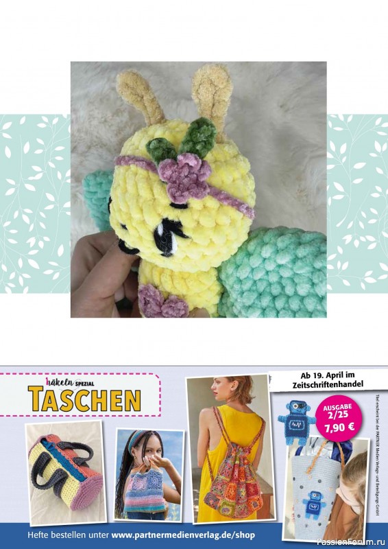 Вязаные проекты в журнале «Hakeln Best of Amigurumi №20 2025»