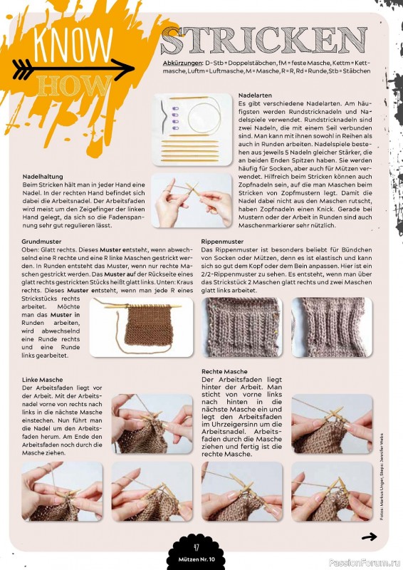 Вязаные проекты в журнале «Mutzen Schals & Co №10 2023»