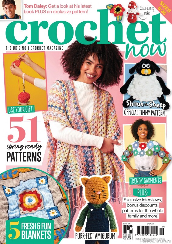 Вязаные проекты крючком в журнале &laquo;Crochet Now №119 2025&raquo;