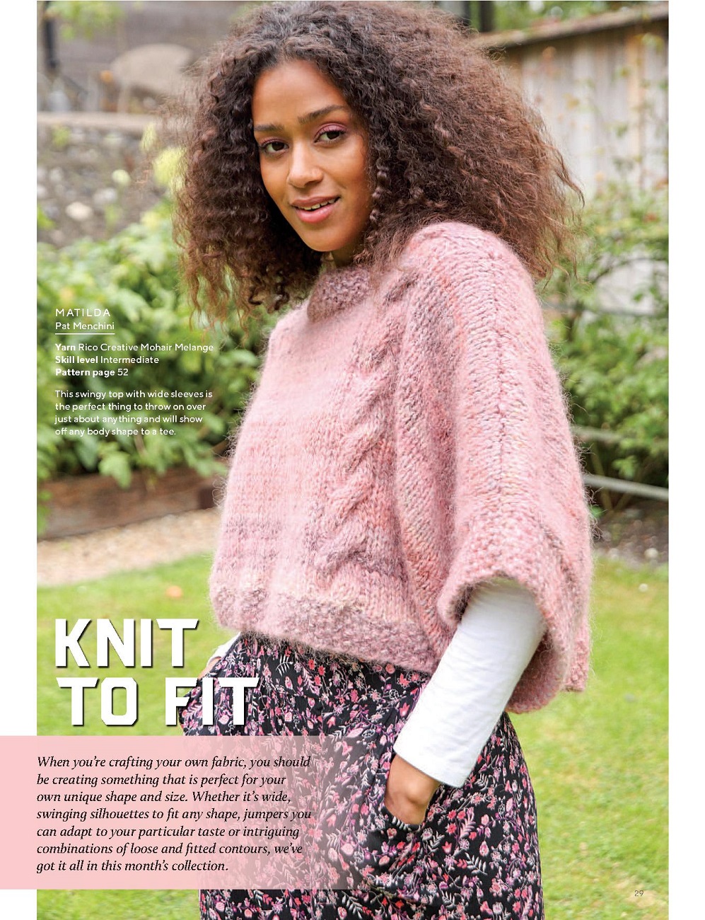 Модные и современные вязаные изделия и узоры в журнале &quot;Knitting&quot; №224 2021