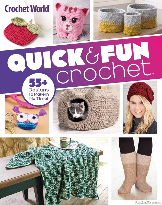 Вязаные проекты крючком в журнале «Crochet World Specials - Late Spring 2024»