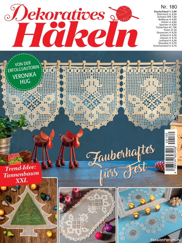 Вязаные проекты крючком в журнале &laquo;Dekoratives Hakeln №180 2024&raquo;