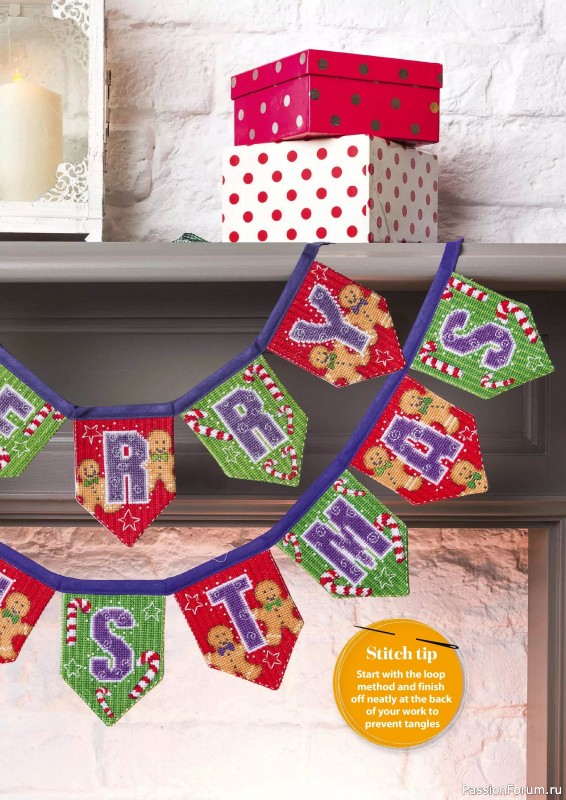 Коллекция вышивки в журнале «Cross Stitch Gold - Christmas 2024»