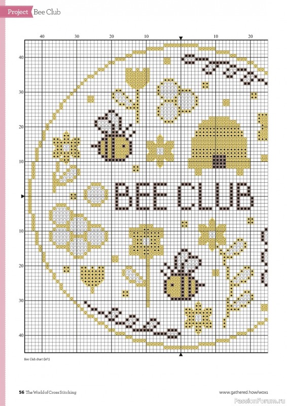 Коллекция вышивки в журнале «The World of Cross Stitching №332 2023»