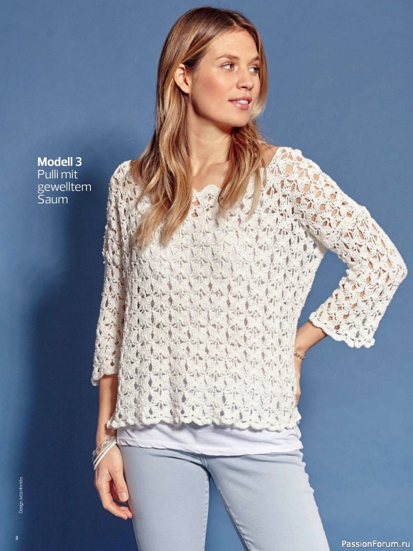 Вязаные модели в журнале «Meine Hakelmode Sonderheft MH060 2024»