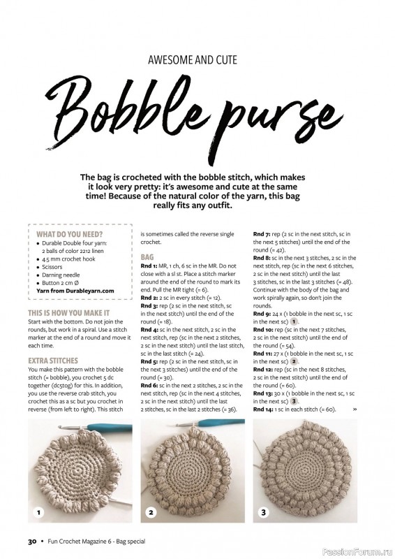 Вязаные проекты крючком в журнале «Fun Crochet Magazine №6 2022»