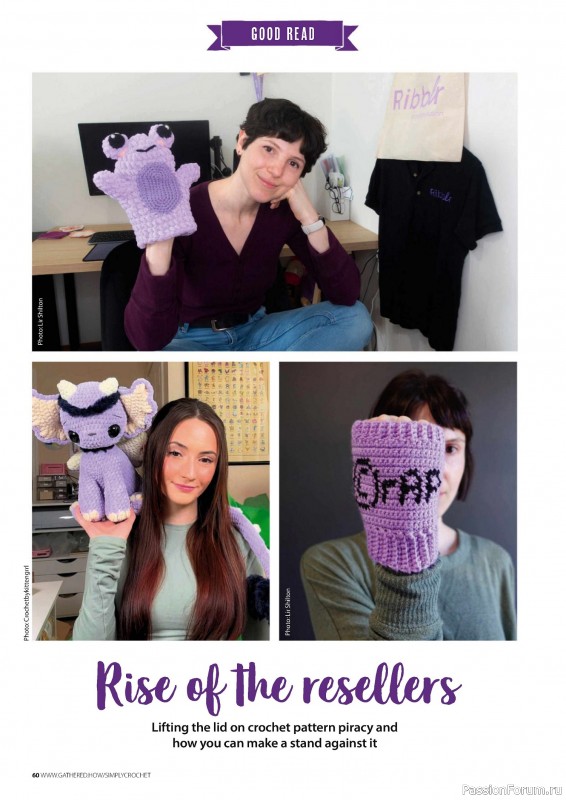 Вязаные проекты крючком в журнале «Simply Crochet №152 2024»