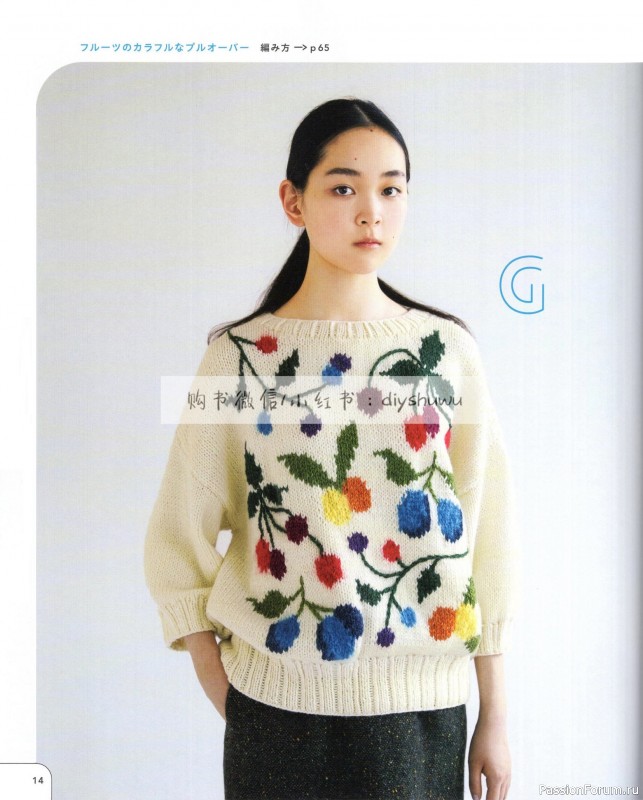 Вязаные проекты в книге «25 Knitting Color Works by Erika Tokai»