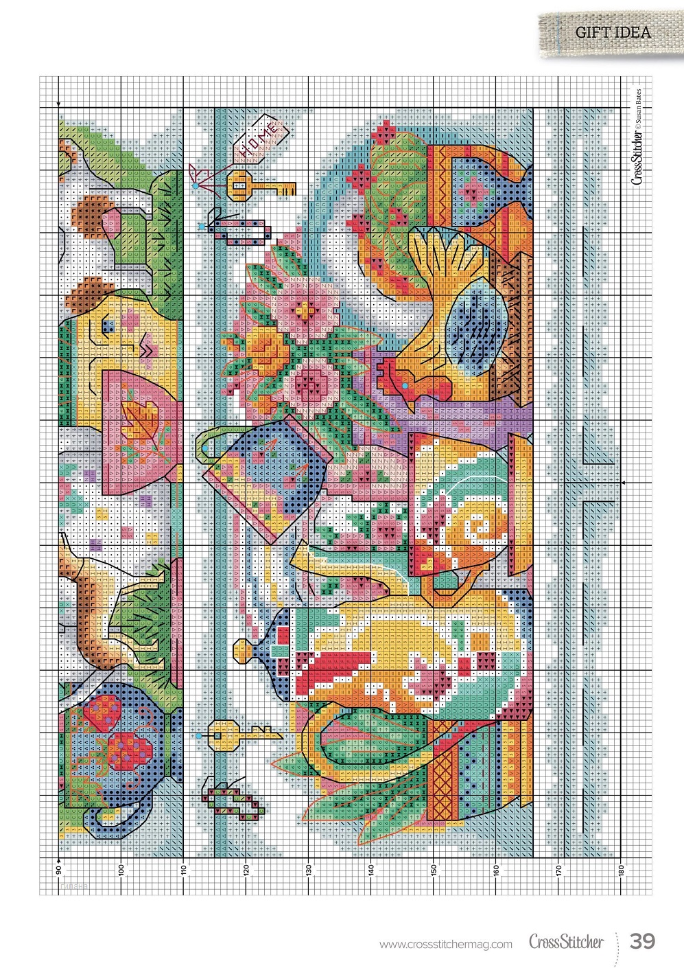 Схемы вышивки крестом в журнале "CrossStitcher" №378 2022