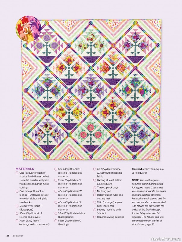 Коллекция проектов для рукодельниц в журнале «Australian Homespun №218 2025»