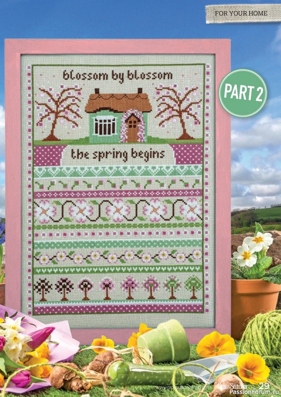 Коллекция вышивки в журнале «CrossStitcher №395 2023»