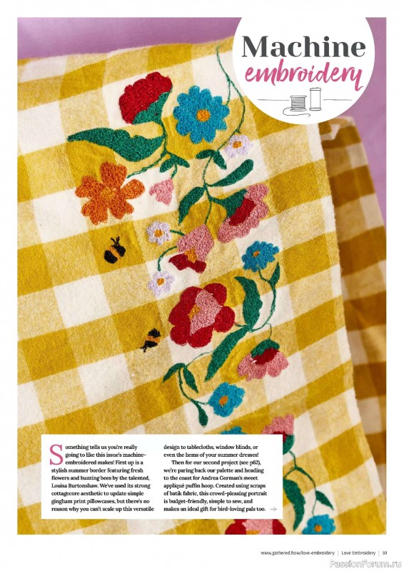 Коллекция вышивки в журнале «Love Embroidery №65 2025»