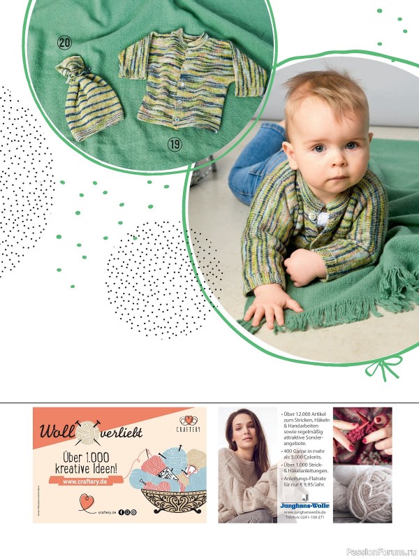 Вязаные модели для детей в журнале «Baby Maschenmode №61 2024»