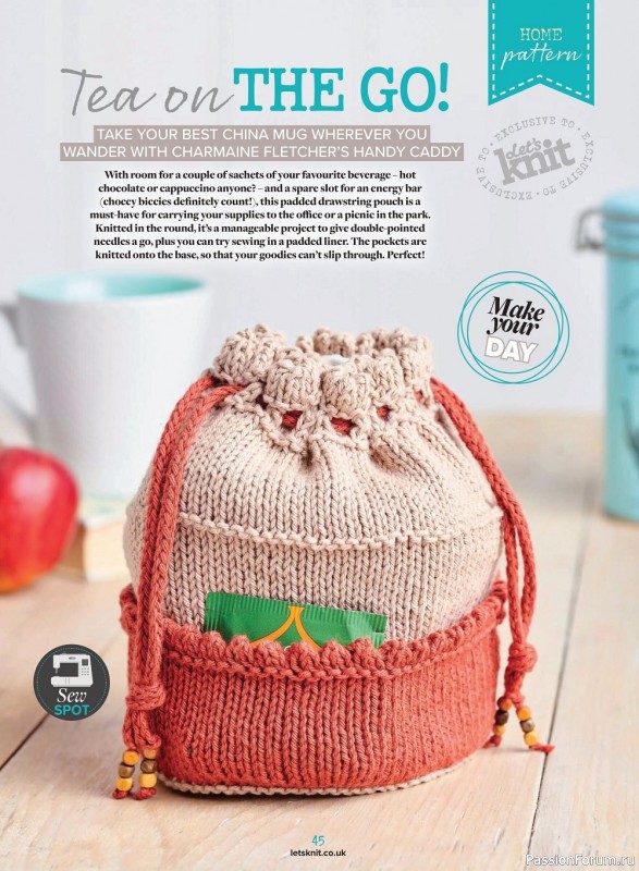 Вязаные модели спицами в журнале «Let's Knit №187 2022»