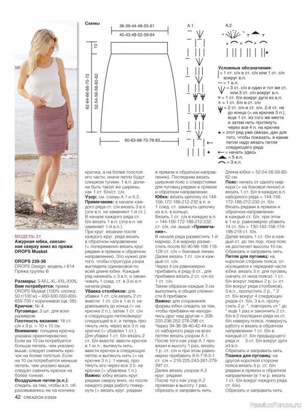 Вязаные модели в журнале «Creazion №2 2024»