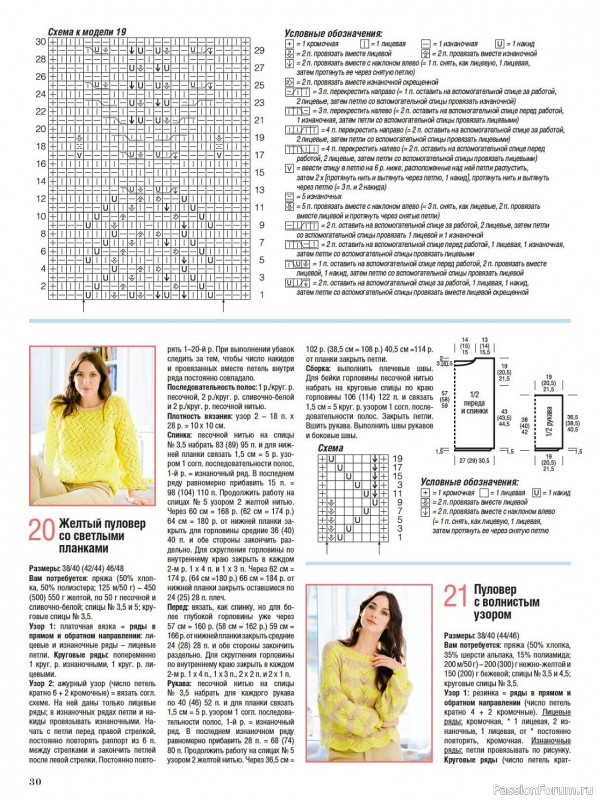 Вязаные модели в журнале «Сабрина №4 2024»