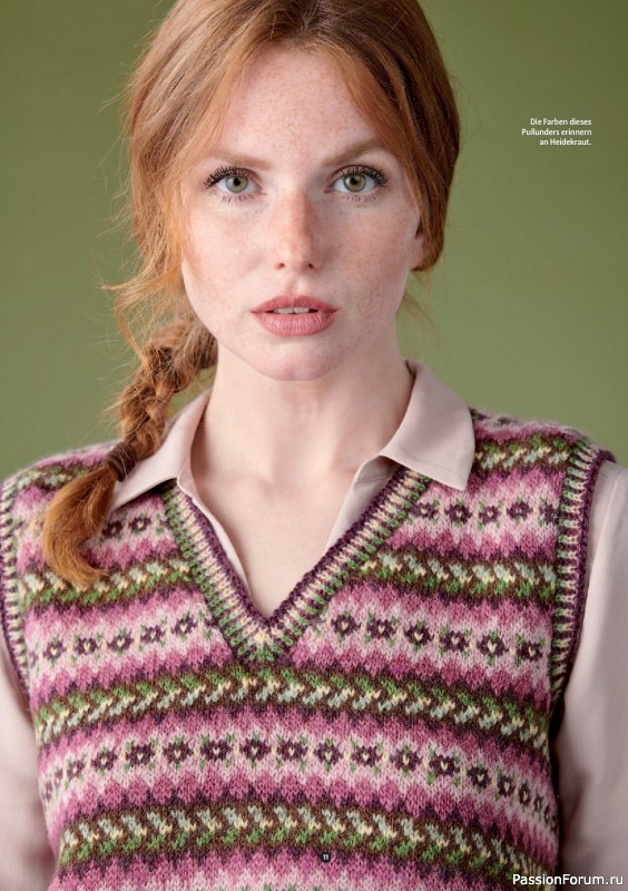 Вязаные модели в журнале «The Knitter Germany №59 2022»
