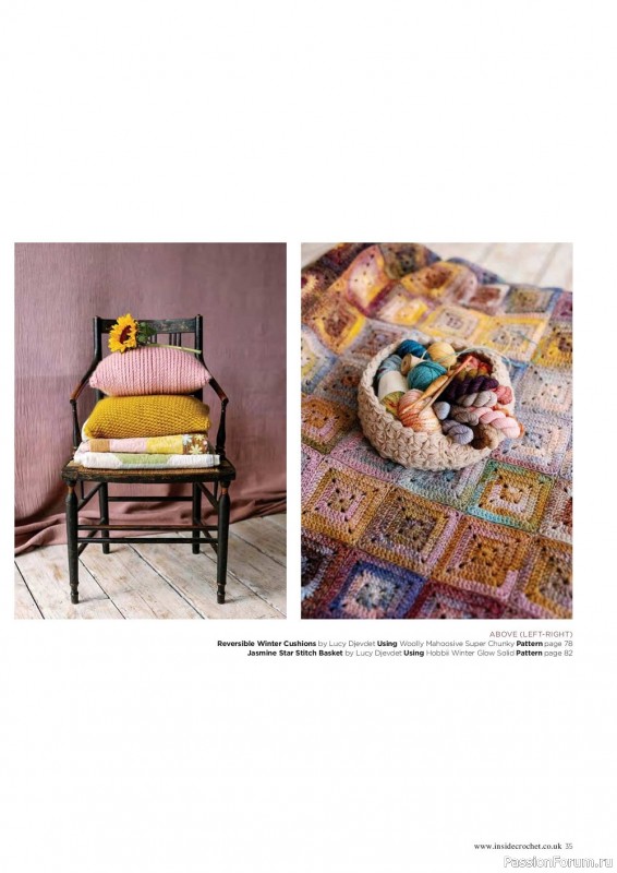 Вязаные проекты крючком в журнале «Inside Crochet №152 2022 »