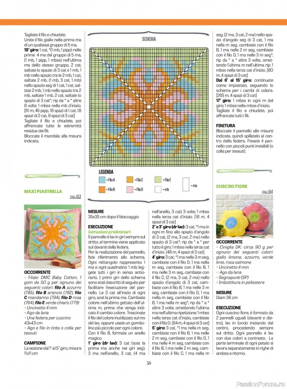 Вязаные проекты крючком в журнале «L'uncinetto di Gio №48 2025»