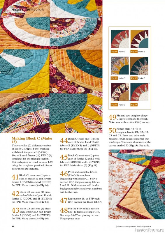 Коллекция проектов для рукодельниц в журнале «Todays Quilter №126 2025»