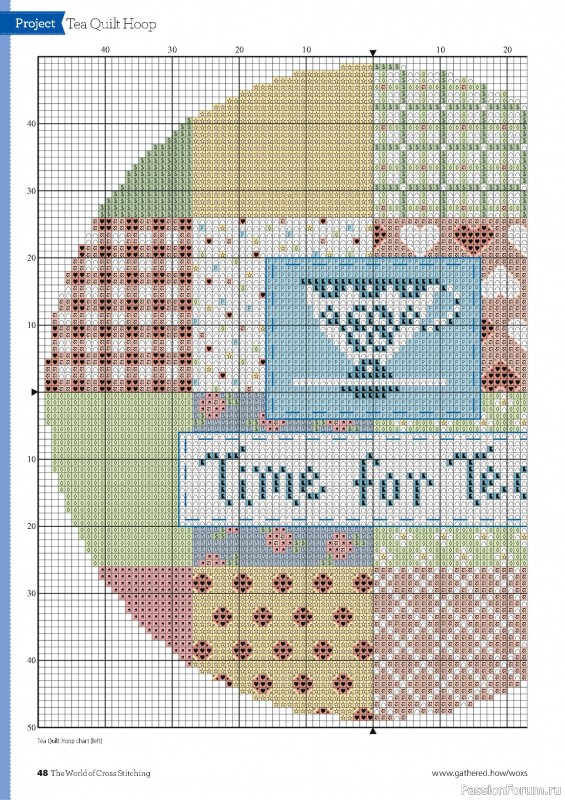 Коллекция вышивки в журнале «The World of Cross Stitching №355 2025»