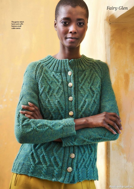 Вязаные модели спицами в журнале «The Knitter №185 2023»