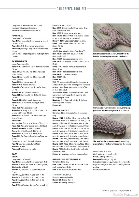 Вязаные проекты крючком в журнале «Simply Crochet №146 2024»