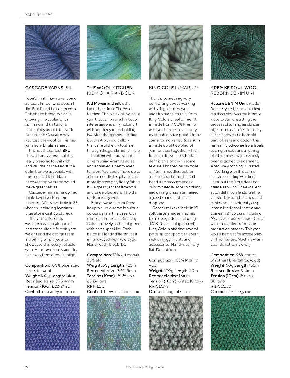 Модные и современные вязаные изделия и узоры в журнале &quot;Knitting&quot; №224 2021